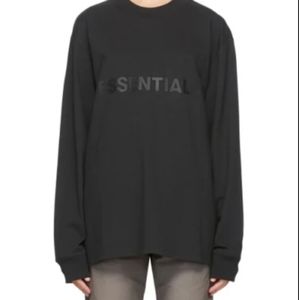 Essentials Women's Black Logo Long Sleeve T-Shirt